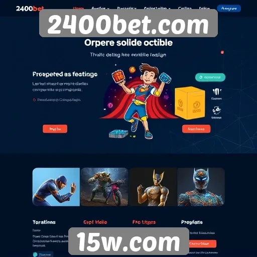 Revisão do design e usabilidade do site 2400bet