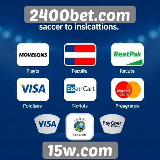 Métodos de pagamento aceitos no 2400bet.com